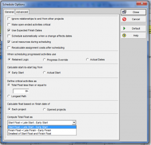 Float Calculation Settings